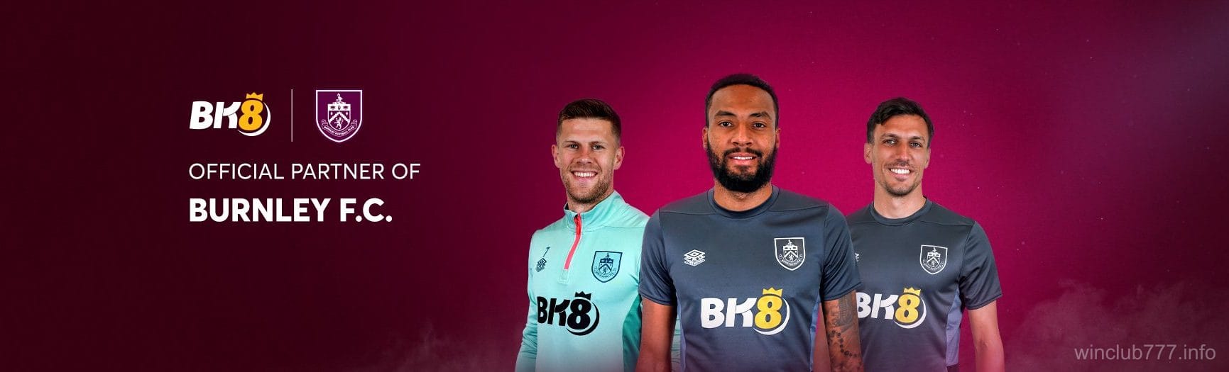 Khuyến mãi đặc biệt BK8 đối tác chính thức Burnley FC